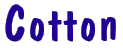 Cotton Yarns